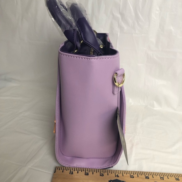 Disney Little Mermaid Ariel, Flounder, Sebastian Floral Handbag/Crossbody - NWT - Picture 3 of 11